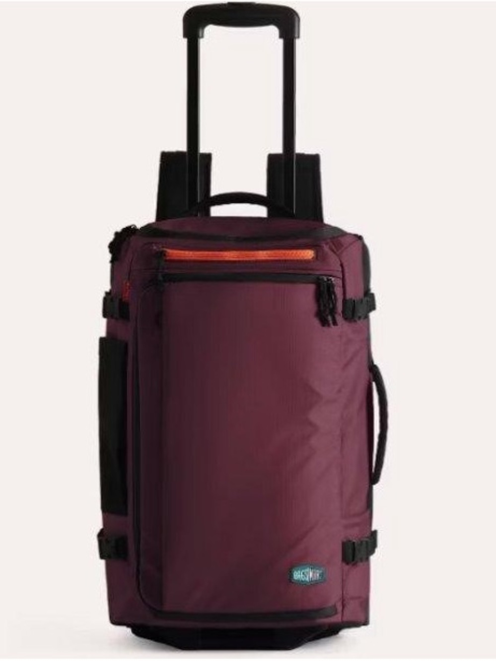 BAGSMART Blast 43L Rolling Travel Backpack Carry-On Luggage Wine Red NWT